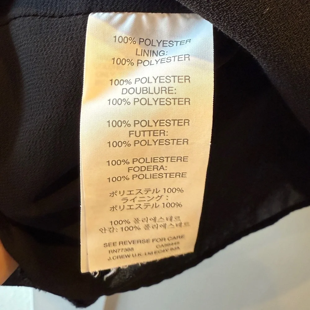 J CREW DROP WAIST SCOOP NECK LONG SLEEVED LINED DRESS 12 - Picture 4 of 7